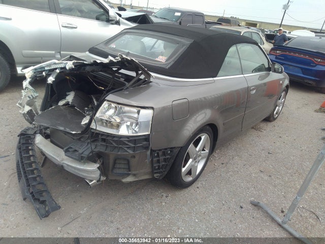 2004 AUDI A4 1.8T VIN: WAUAC48H74K011050