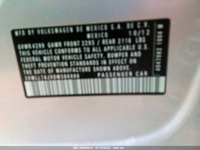 3VWLL7AJ9DM386986 Volkswagen Jetta Sedan Tdi W/premium/nav