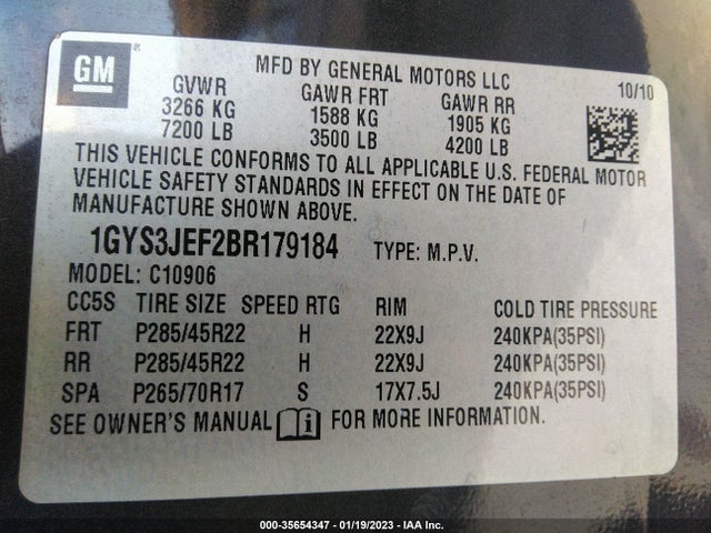 Cadillac Escalade Esv Premium 2011 1GYS3JEF2BR179184 Image 9