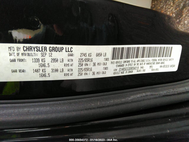 Dodge Grand Caravan Sxt 2013 2C4RDGCG3DR550219 Image 10