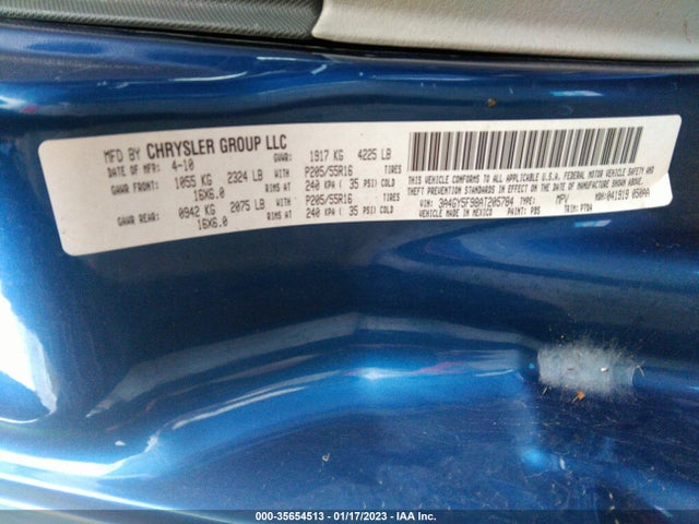 3A4GY5F98AT205784 Chrysler PT CRUISER CLASSIC