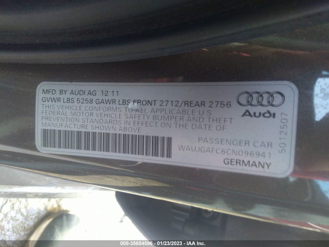 WAUJGAFC6CN096941 Audi A6 3.0t Prestige