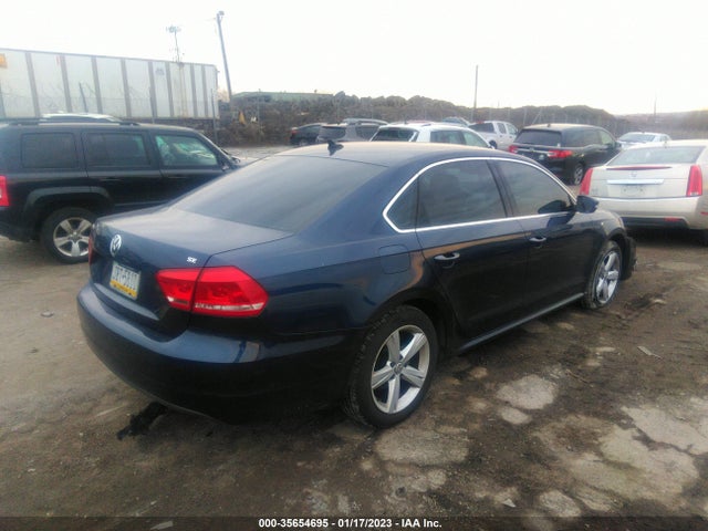 2013 VOLKSWAGEN PASSAT SE W/SUNROOF VIN: 1VWBP7A30DC071237