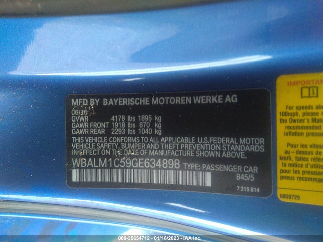 WBALM1C59GE634898 BMW Z4 Sdrive35is