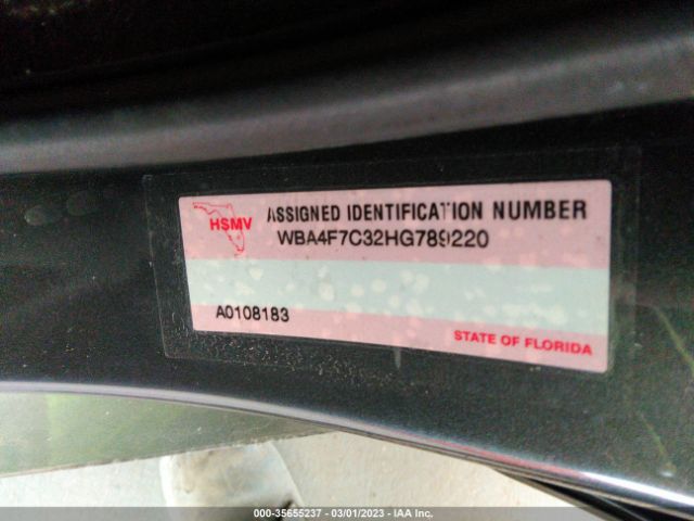 WBA4F7C32HG789220 BMW 4 Series 430i