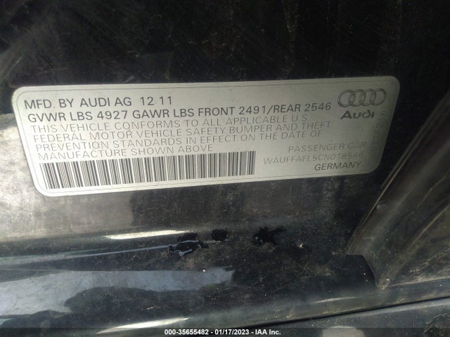 Audi A4 2.0t Premium Plus 2012 WAUFFAFL5CN018546 Image 10