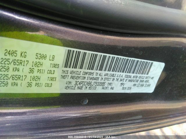 3C4PDCAB6JT533995 Dodge JOURNEY SE