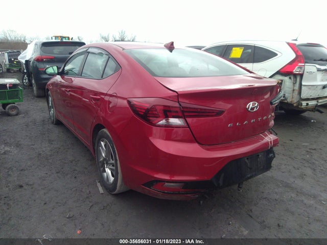 2019 HYUNDAI ELANTRA SEL VIN: KMHD84LF4KU737730