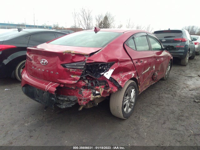 2019 HYUNDAI ELANTRA SEL VIN: KMHD84LF4KU737730