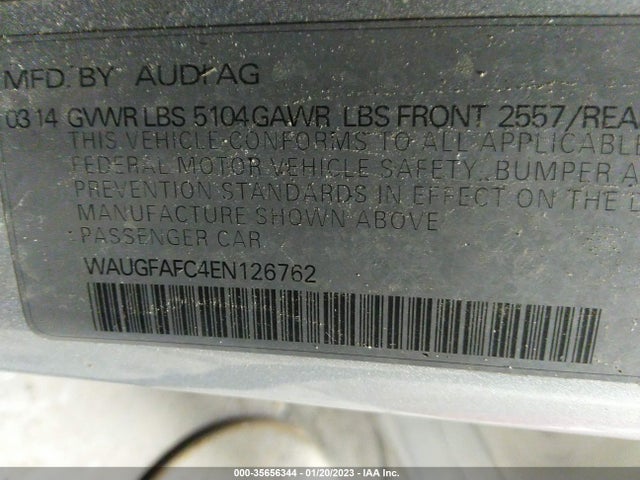 Audi A6 2.0t Premium Plus 2014 WAUGFAFC4EN126762 Image 9