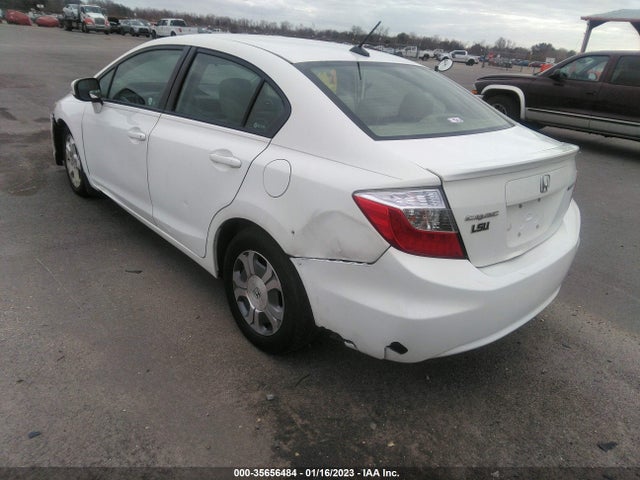 2012 HONDA CIVIC HYBRID VIN: JHMFB4F38CS001739