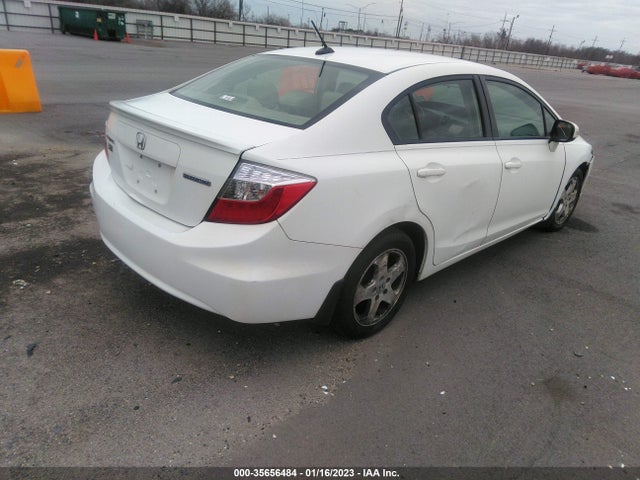 2012 HONDA CIVIC HYBRID VIN: JHMFB4F38CS001739