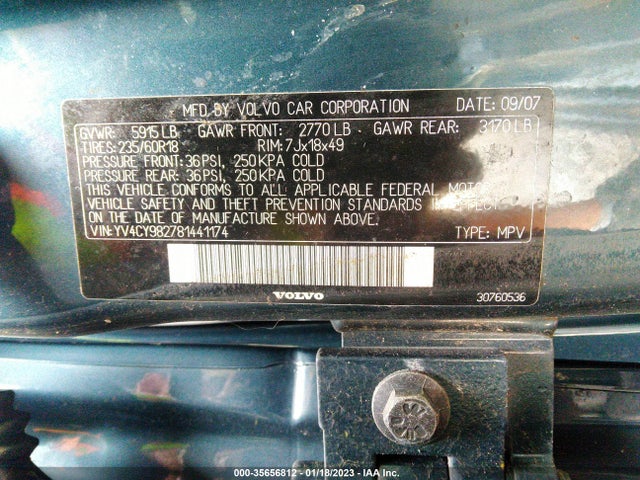 Volvo Xc90 I6 2008 YV4CY982781441174 Image 10