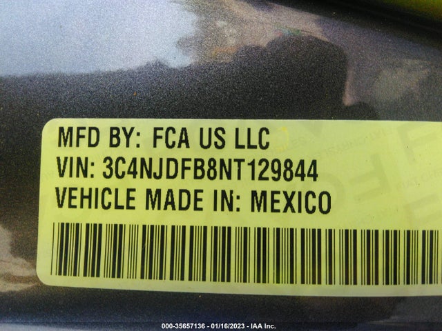 2022 Jeep Compass, VIN: 3C4NJDFB8NT129844