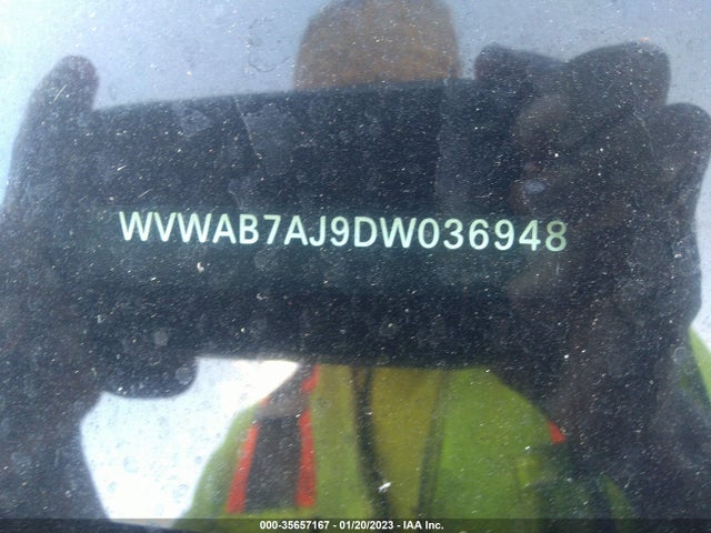 WVWAB7AJ9DW036948 Volkswagen Golf
