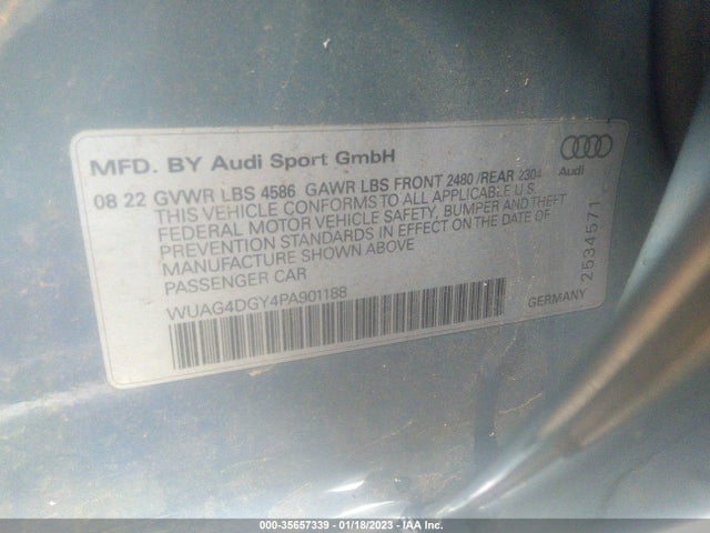 2023 Audi RS 3, VIN: WUAG4DGY4PA901188