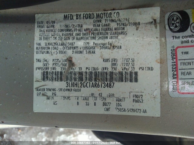 Lincoln MKZ 2010 3LNHL2GC1AR613487 Image 11
