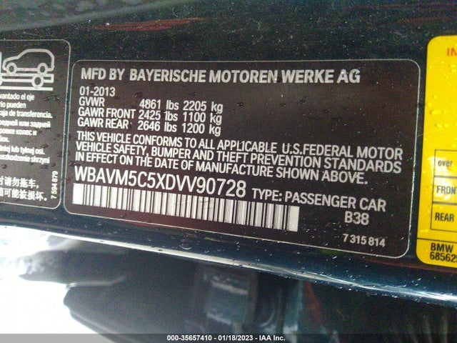 BMW X1 Xdrive35i 2013 WBAVM5C5XDVV90728 Image 11