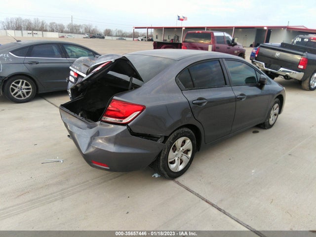 Honda Civic Sedan Lx 2014 19XFB2F53EE229788 Image 4