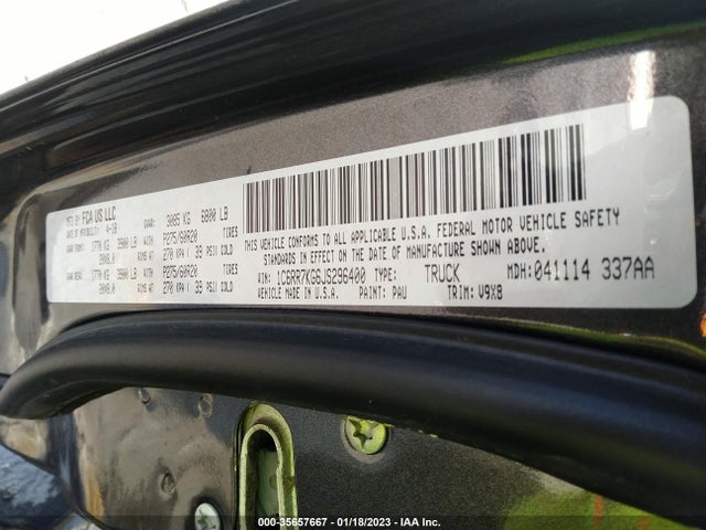 RAM 1500 Express 2018 1C6RR7KG6JS296400 Image 10