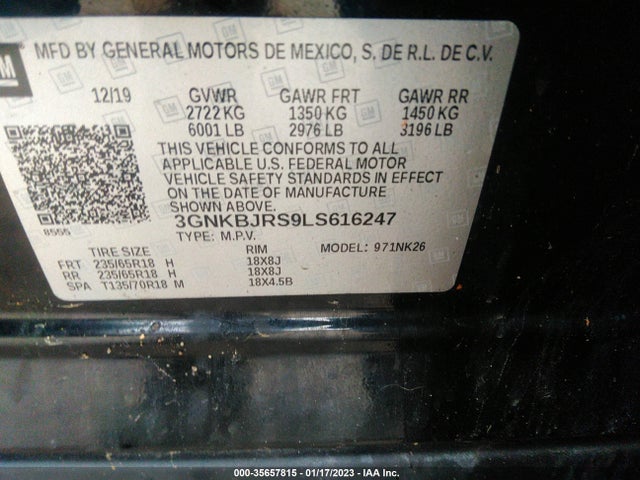 Chevrolet Blazer Lt 2020 3GNKBJRS9LS616247 Image 10