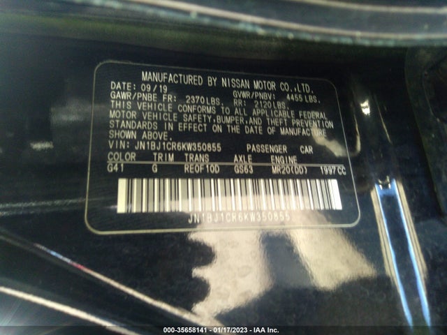 2019 Nissan Qashqai, VIN: JN1BJ1CR6KW350855