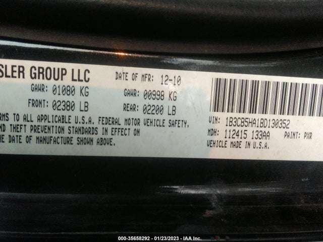 Dodge Caliber Heat 2011 1B3CB5HA1BD130352 Image 9