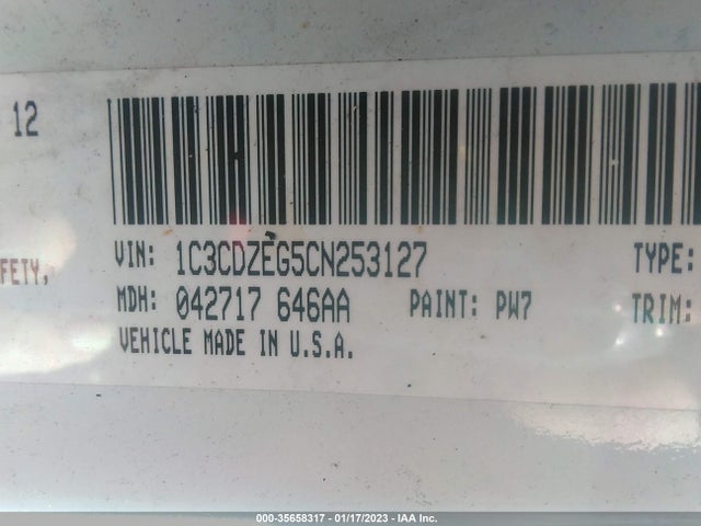 Dodge Avenger Sxt Plus 2012 1C3CDZEG5CN253127 Image 9