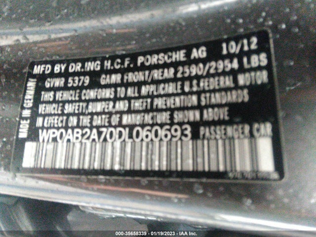 2013 PORSCHE PANAMERA WP0AB2A70DL060693 Photo 8