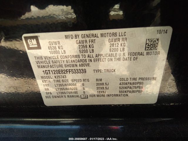 1GT120E82FF533339 GMC Sierra 2500hd Denali