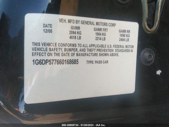 Cadillac CTS 2006 1G6DP577660168685 Image 10