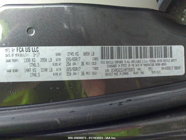 Dodge Grand Caravan Sxt 2017 2C4RDGCG1HR735973 Image 11