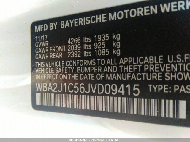 2018 BMW 2 Series, VIN: WBA2J1C56JVD09415