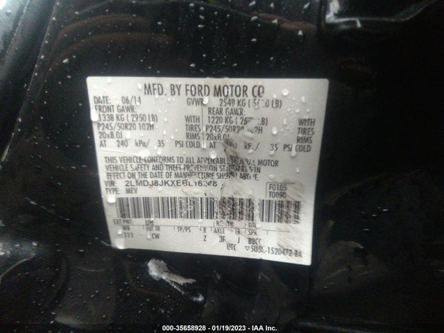Lincoln MKX 2014 2LMDJ8JKXEBL16248 Image 15
