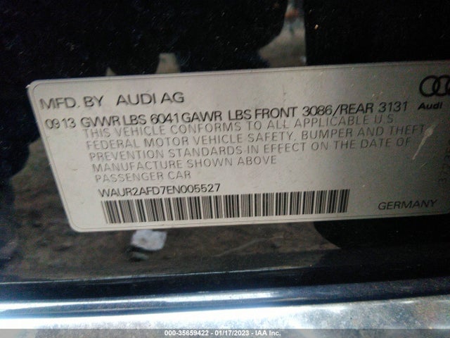 Audi A8 L 4.0t 2014 WAUR2AFD7EN005527 Image 9