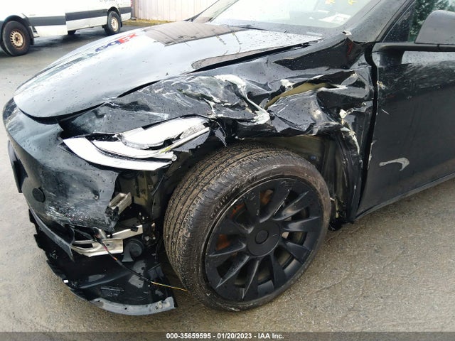 2021 TESLA MODEL Y LONG RANGE VIN: 5YJYGDEE7MF259649