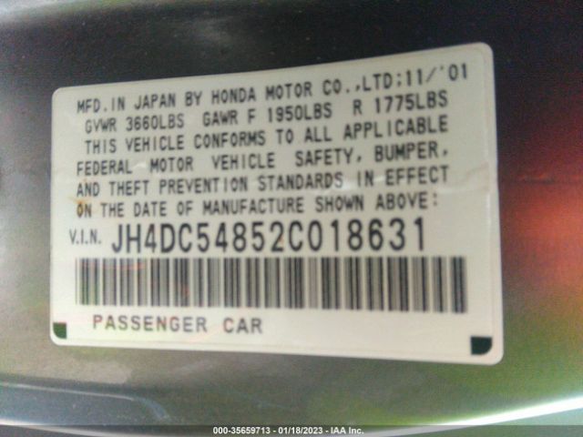 JH4DC54852C018631 Acura RSX