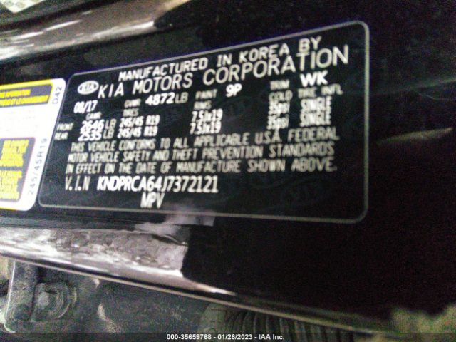 KNDPRCA64J7372121 KIA Sportage Sx Turbo