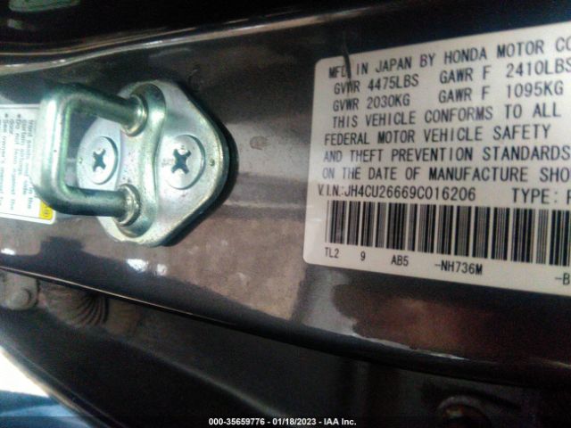 JH4CU26669C016206 Acura TSX