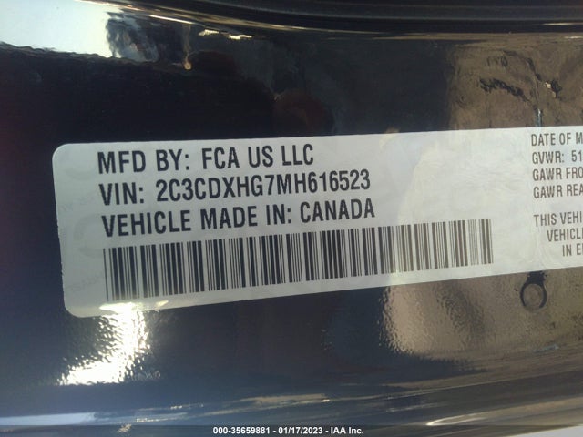 Dodge Charger 2021 2C3CDXHG7MH616523 Image 9