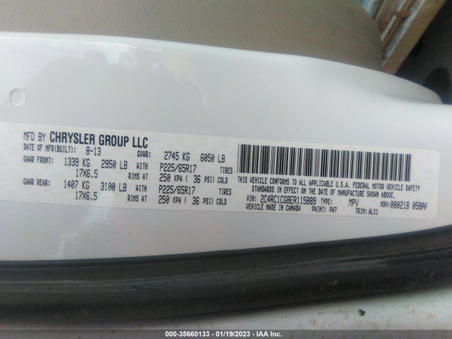 2C4RC1CG8ER115889 Chrysler Town & Country Touring-l