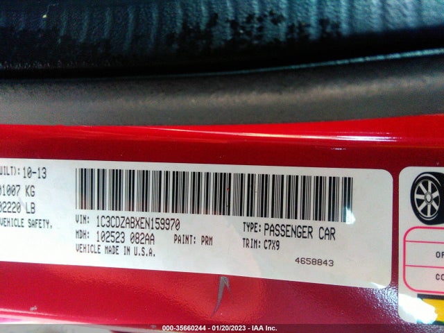 Dodge AVENGER SE 2014 1C3CDZABXEN159970 Image 9