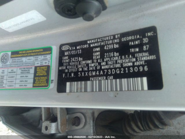 2013 KIA OPTIMA 5XXGM4A73DG213096 Photo 8