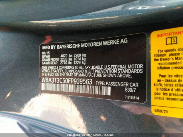 WBA3T3C50FP939563 BMW 4 Series 435i