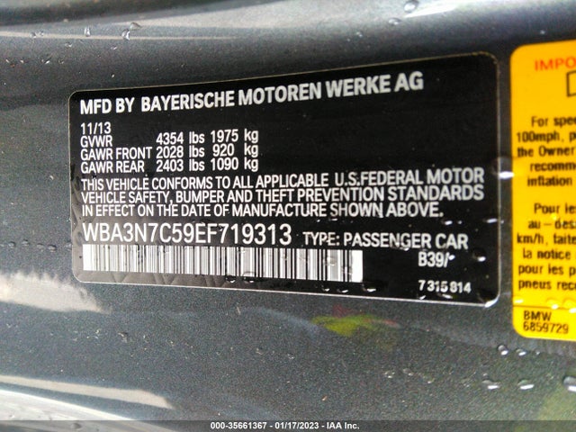 BMW 4 Series 428i 2014 WBA3N7C59EF719313 Image 10