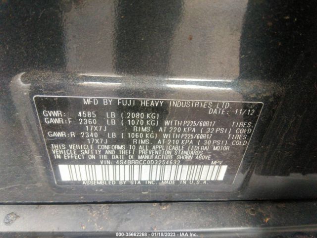4S4BRBCC0D3254632 Subaru Outback 2.5i Premium