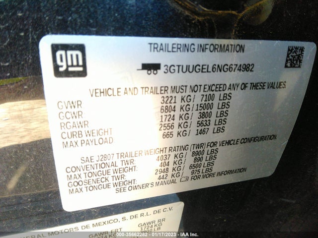GMC Sierra 1500 Denali 2022 3GTUUGEL6NG674982 Image 9