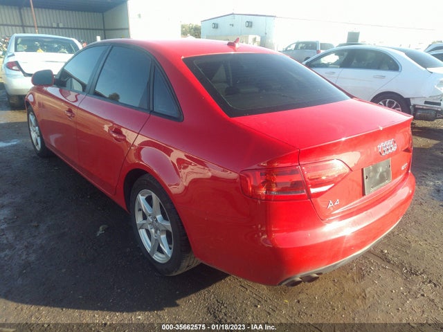 2009 AUDI A4 2.0T PREM VIN: WAUJF78K99N051026