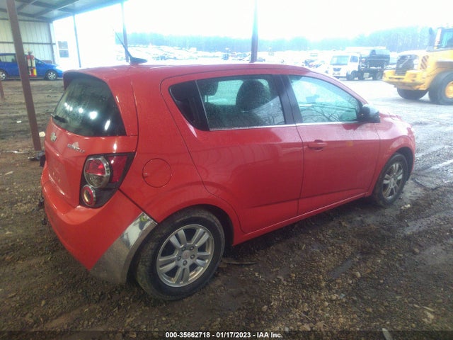 2012 CHEVROLET SONIC LT VIN: 1G1JC6SH1C4105637