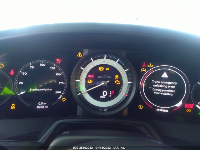 2022 Porsche 911, VIN: WP0AB2A94NS221197